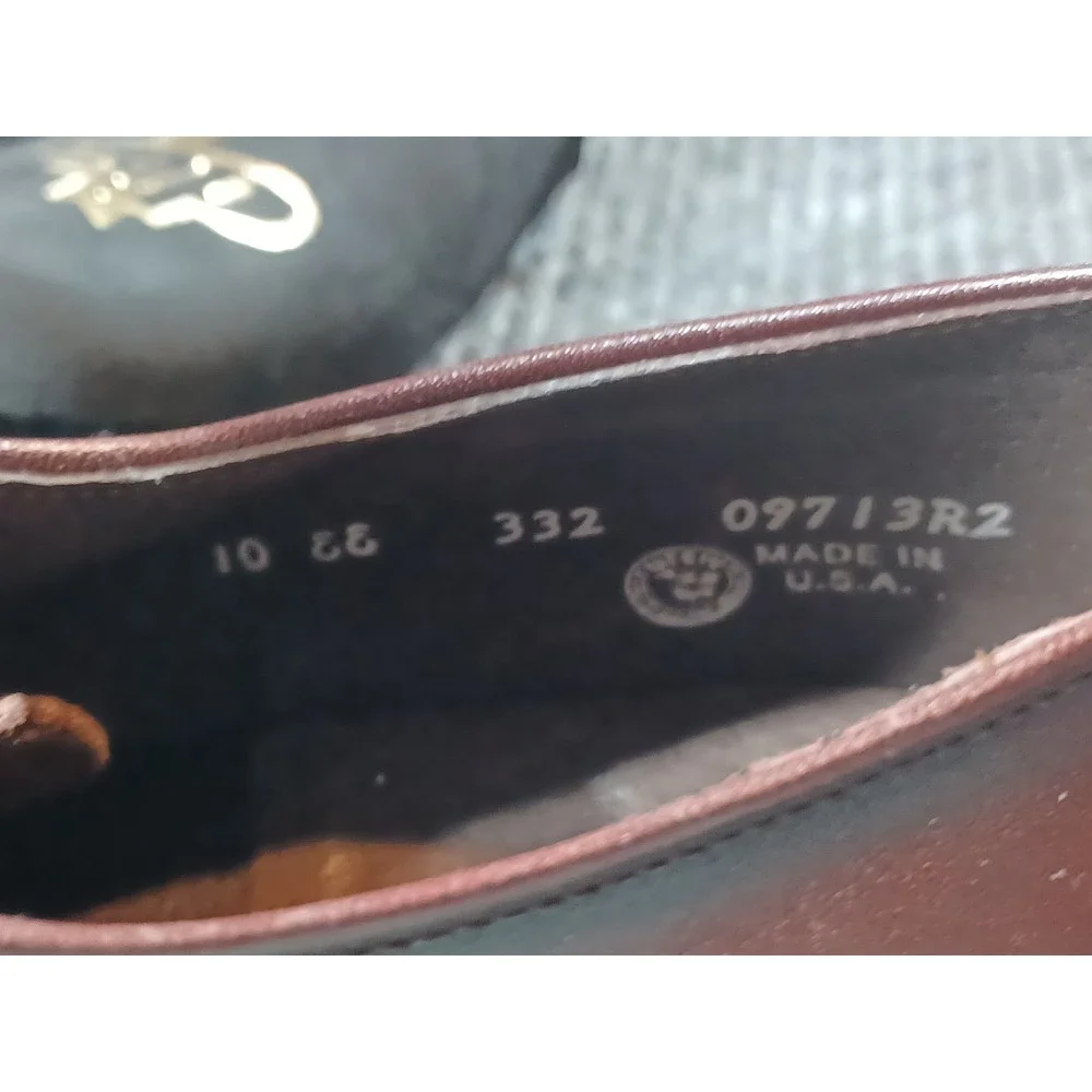 Executive Imperials Brown Dress Shoes Men's Size 10‎ EE Business Office & Casual